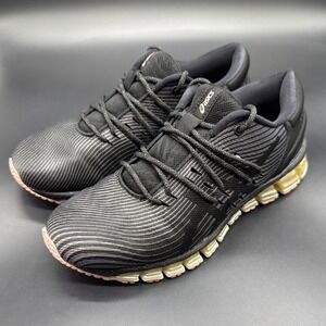 ASICS Gel-Quantum‎ 360 5 Womens Running Shoes Black Gold Pink 1022A029 Size 6.5